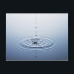 Rimpel op water briefkaart<br><div class="desc">ImageID: 42-22018187 / Taro Yamada / Corbis / Ripple on Water /</div>