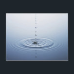 Rimpel op water briefkaart<br><div class="desc">ImageID: 42-22018187 / Taro Yamada / Corbis / Ripple on Water /</div>
