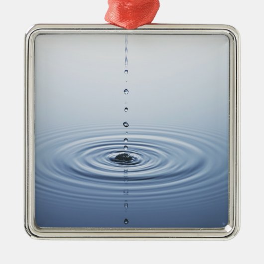 Rimpel op water metalen ornament (Voorkant)