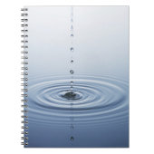 Rimpel op water notitieboek (Voorkant)