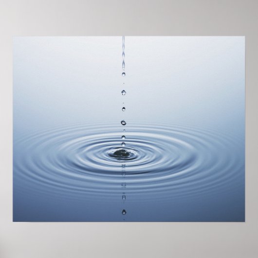 Rimpel op water poster (Voorkant)