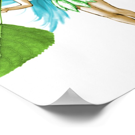 Rimpel van de apenboom poster (Hoek)