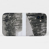 Rimpelboor van de Spartacisten (top) Revolutionair Case-Mate iPhone Case (Achterkant (horizontaal))