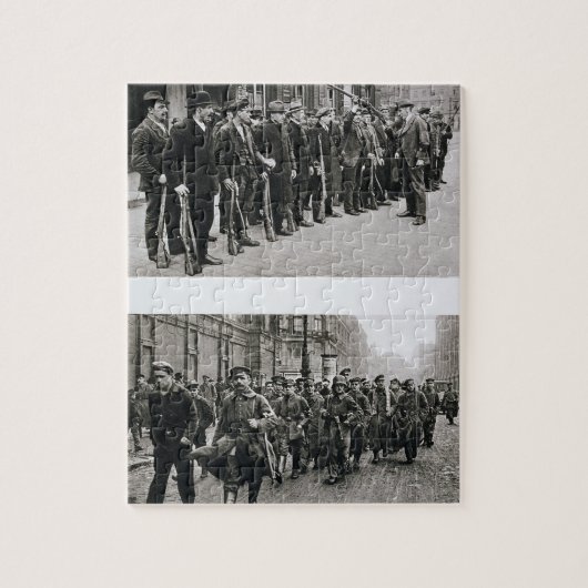 Rimpelboor van de Spartacisten (top) Revolutionair Legpuzzel (Verticaal)