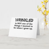 Rimpelen is niet een van de dingen die ik wilde zi kaart (Gele Bloem)