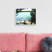 Rimpelingen op het meer verpakte canvas (Insitu (Woonkamer))