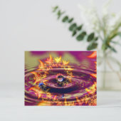 Rimpelingen van Liefde en Licht Briefkaart (Staand voorkant)