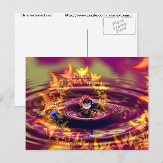 Rimpelingen van Liefde en Licht Briefkaart (Voorkant / Achterkant)