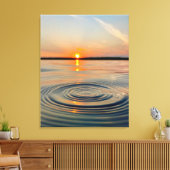 rimpels canvas afdruk (Insitu (Woonkamer))