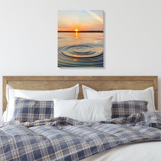 rimpels canvas afdruk (Insitu (Slaapkamer))