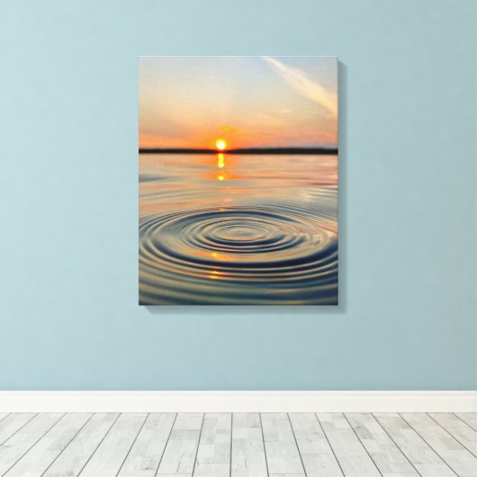 rimpels canvas afdruk (Insitu (Houten vloer))