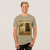 Rimpels en rimpels: het emotionele ondersteuningst Tri-Blend shirt (Voorkant volledig)