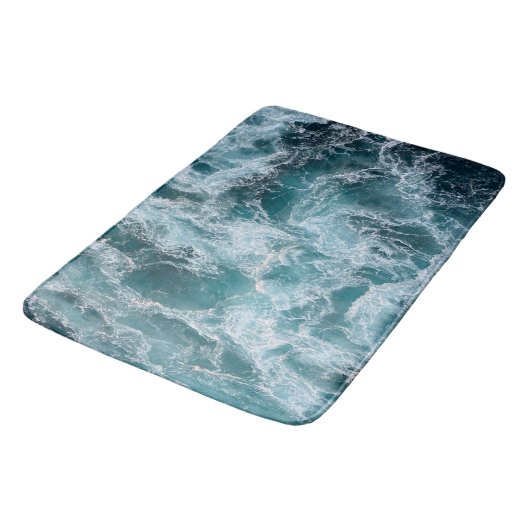 Rimpels in zeewater badmat (Gekanteld)