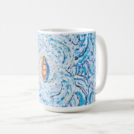 rimpels koffiemok (Voorkant rechts)