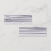 rimpels mini visitekaartje (Voorkant / Achterkant)