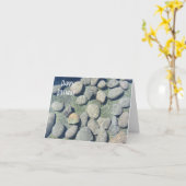 Rimpels op het water kaart (Gele Bloem)