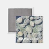 Rimpels op het water magneet (Voorkant / Achterkant)