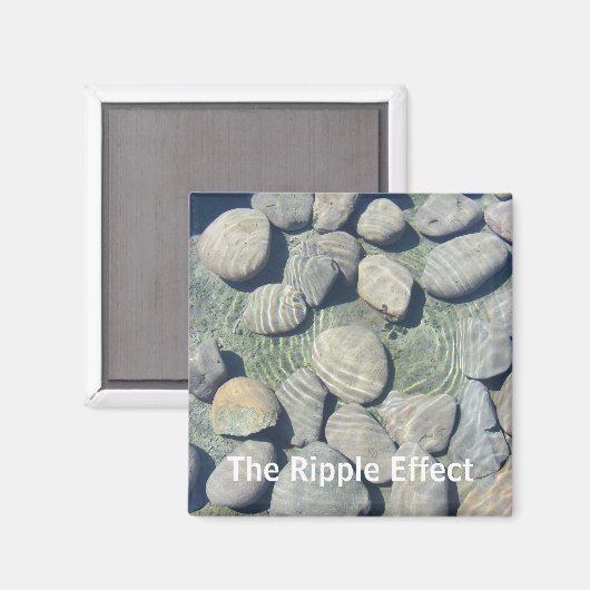 Rimpels op het water magneet (Voorkant / Achterkant)