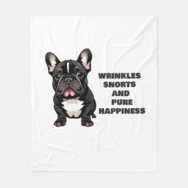 Rimpels, snurken en puur geluk fleece deken