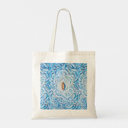 rimpels tote bag (Achterkant)
