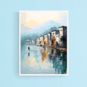 Rimpels van Eenzaamheid, Digitale Muurkunst Poster