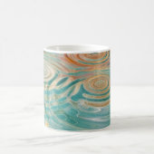 Rimpels van Tranquiliteit Abstracte Waterharmonie Koffiemok (Center)
