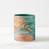Rimpels van Tranquiliteit Abstracte Waterharmonie Mok (Midden)