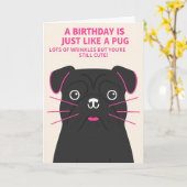 Rimpels zagen er nooit Schattige uit Kaart (Gele Bloem)