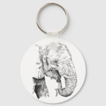 Rimpels zijn mooie leuke olifant sleutelhanger