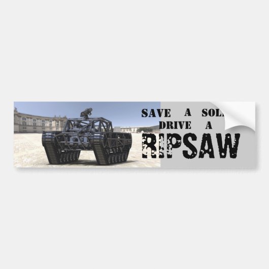 Rimpzaagbumpersticker Bumpersticker (Voorkant)