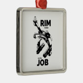 Rimremmen doen de taakcyclus metalen ornament (Rechts)