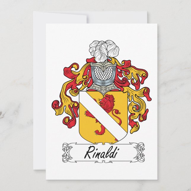 Rinaldi Family Crest (Voorkant)
