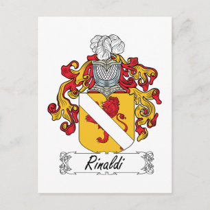 Rinaldi Family Crest Briefkaart