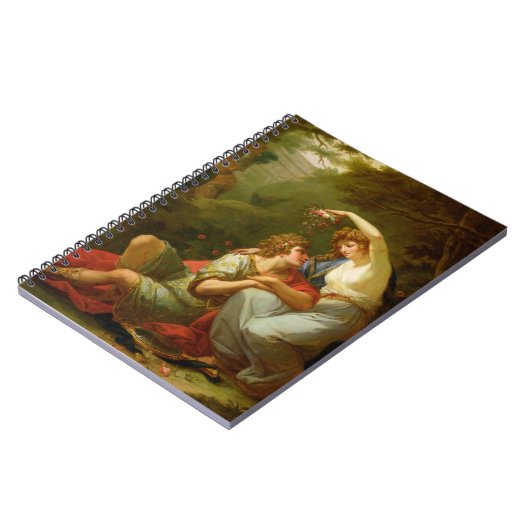 Rinaldo en Armida, 1771 (olie op doek) Notitieboek (Linkerzijde)