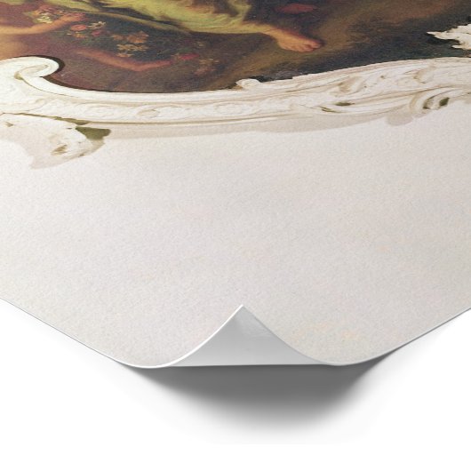 Rinaldo en Armida uit Gerusalemme Liberata Poster (Hoek)