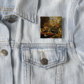 Rinaldo en Armida Vierkante Button 5,1 Cm (In situ)