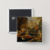 Rinaldo en Armida Vierkante Button 5,1 Cm (Voorkant /achterkant)