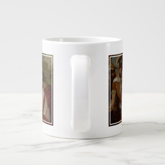 Rinaldo en de Mirror-Shield, c.1650-55 Grote Koffiekop (Achterkant)