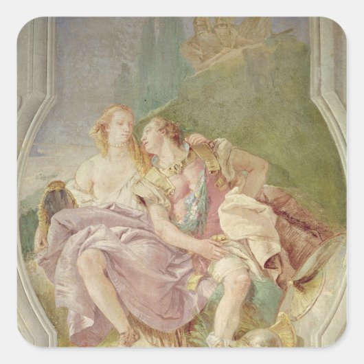 Rinaldo Enchanted by Armida Vierkante Sticker (Voorkant)