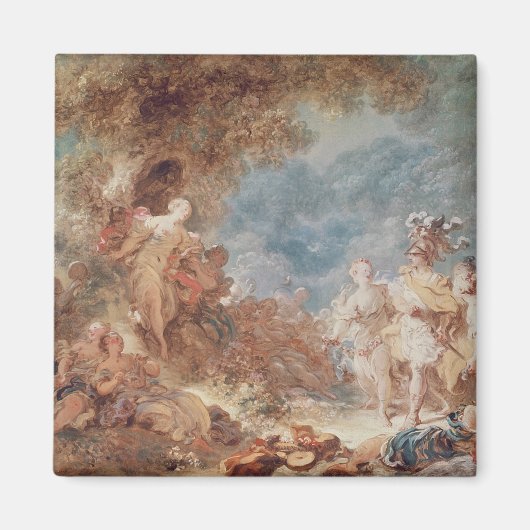 Rinaldo in de tuinen van Armida Magneet (Voorkant)