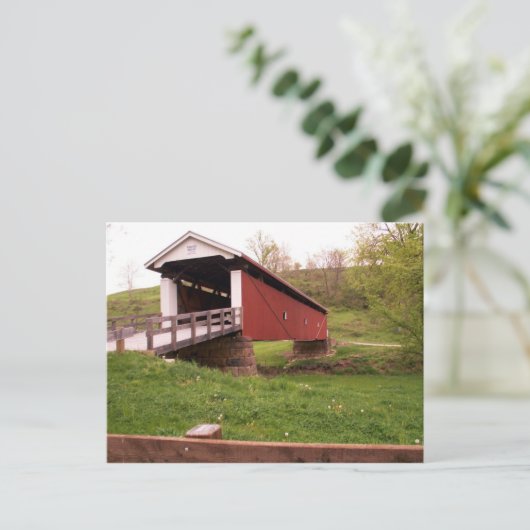 Rinard Covered Bridge Briefkaart (Staand voorkant)