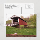 Rinard Covered Bridge Briefkaart (Voorkant / Achterkant)