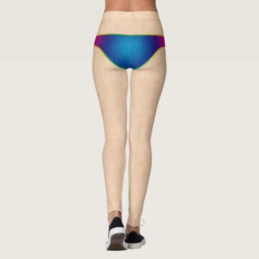 Rinbow bikini en Skin Legging (Achterkant)