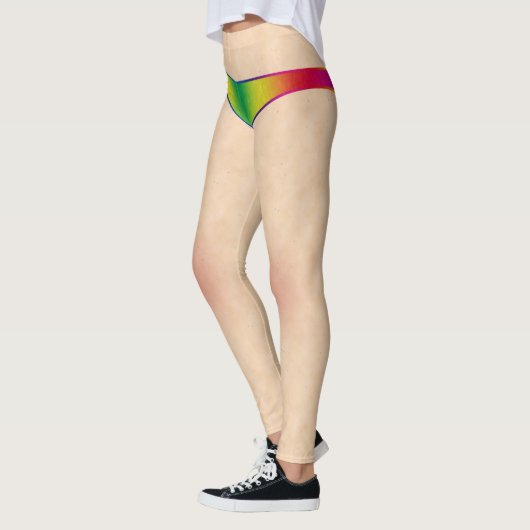 Rinbow bikini en Skin Legging (Links)