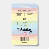 Rinbow Fun voor weddenschapsfestival Badge (Achterkant)