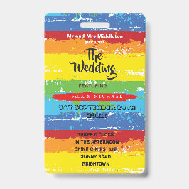 Rinbow Fun voor weddenschapsfestival Badge