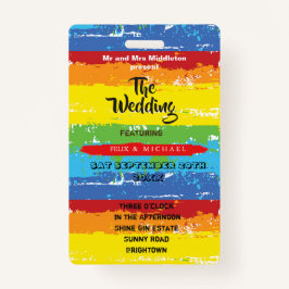 Rinbow Fun voor weddenschapsfestival Badge