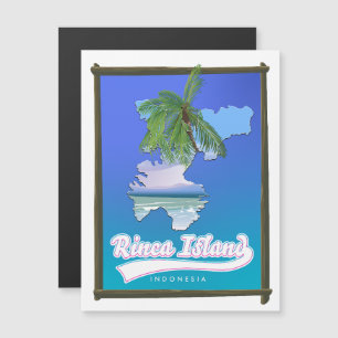 Rinca eiland Indonesië reis kaart