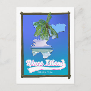 Rinca eiland Indonesië reis kaart