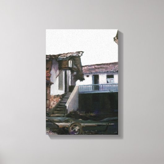 Rincón de Centulle (Lugo)/Nook of Centulle (Lugo) Canvas Afdruk (Voorkant)